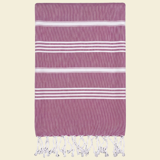 hamamdoek framboos - op kleur