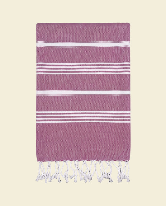 hamamdoek framboos - op kleur