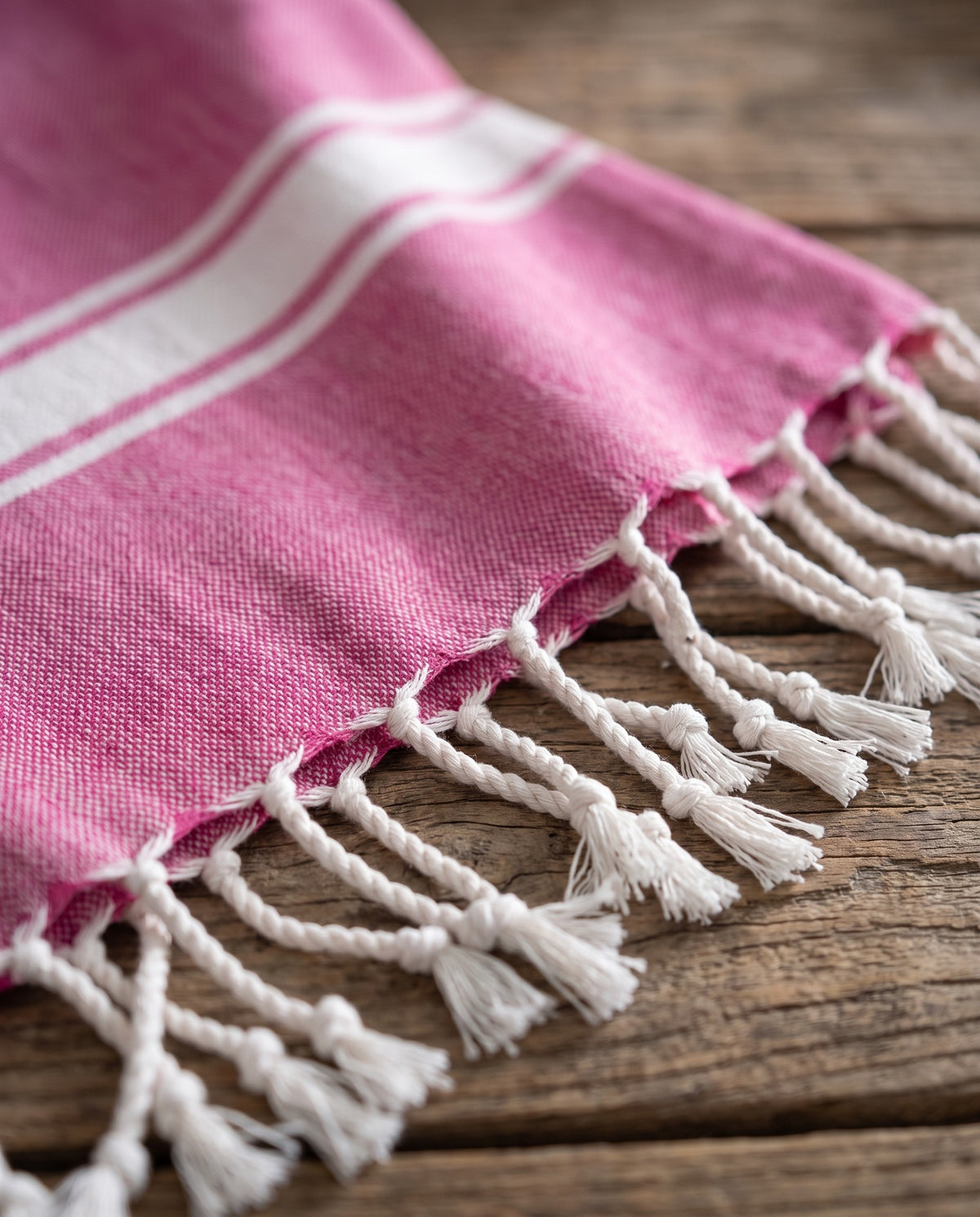 hamamdoek fuchsia - detail