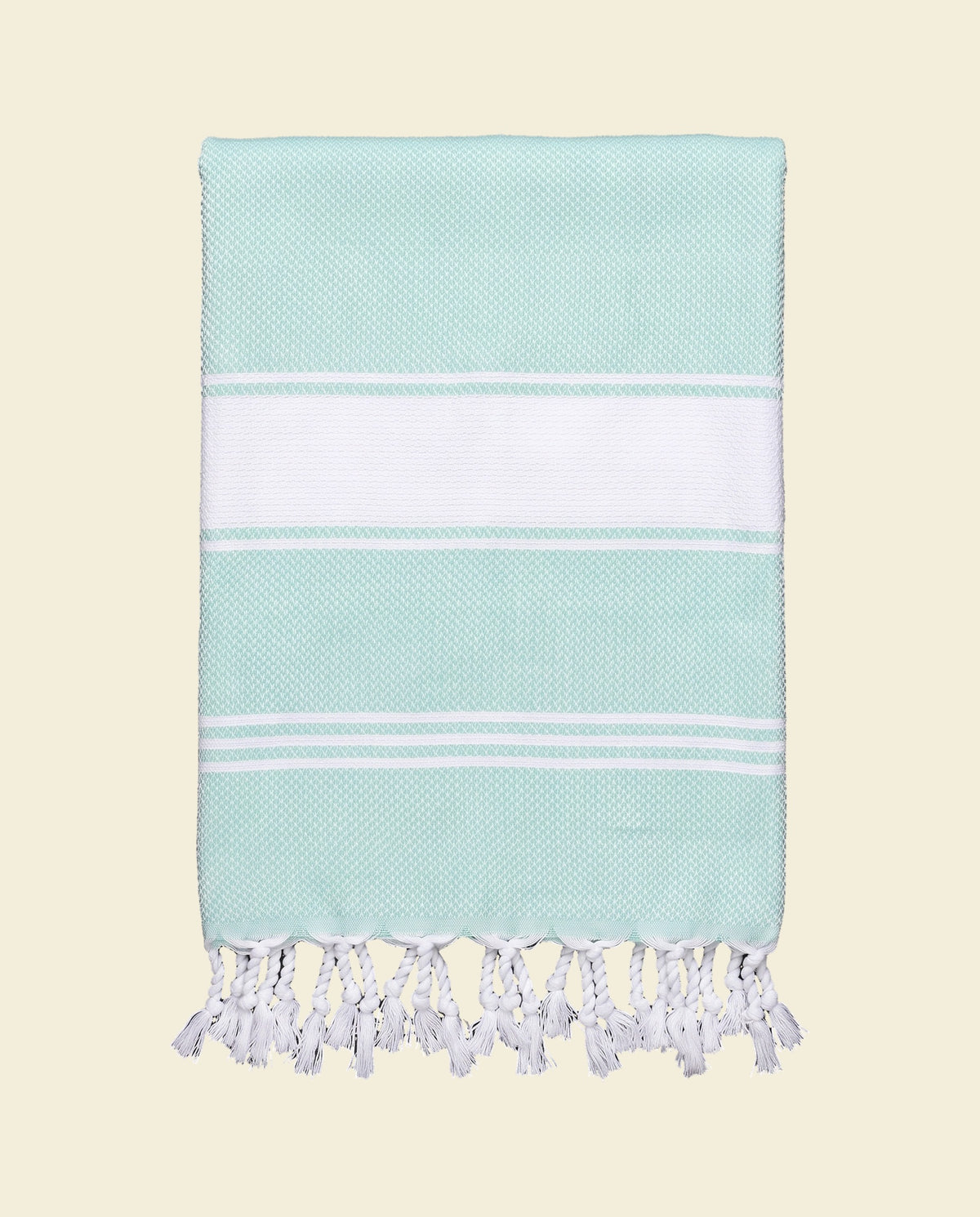 hamamdoek Honingraat mint - op kleur