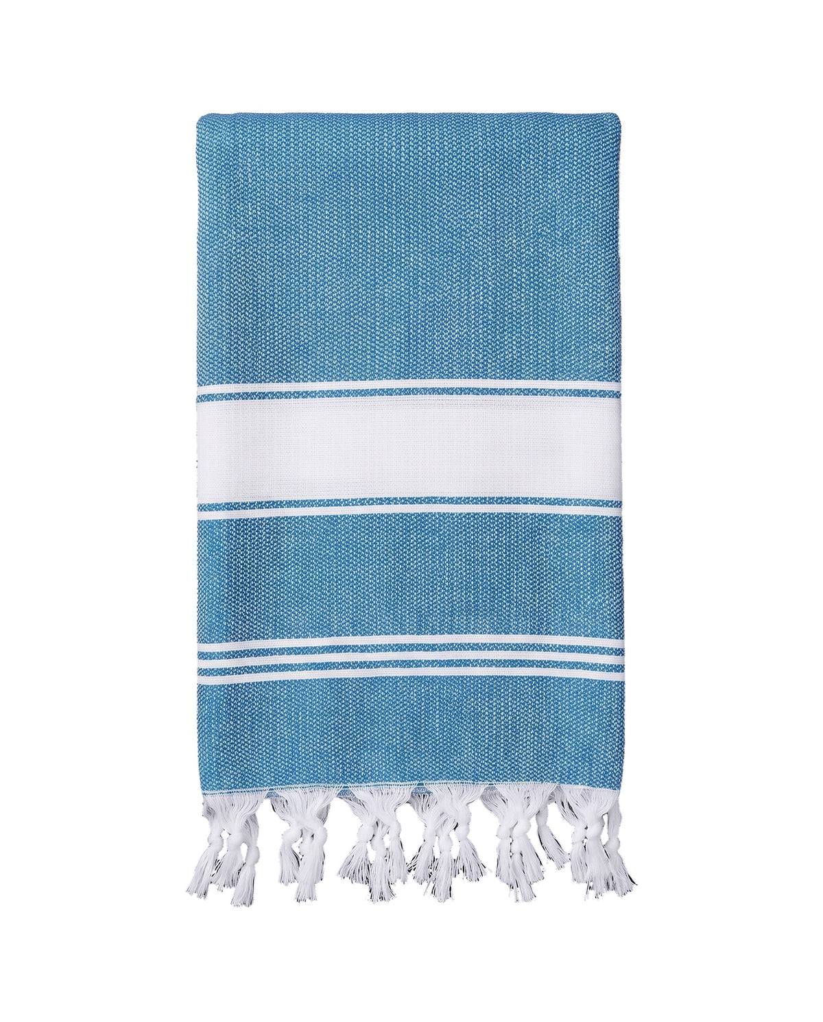 hamamdoek Honingraat oceaanblauw - vrijstaand