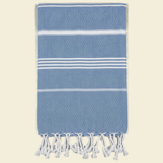 hamamdoek jeansblauw - op kleur