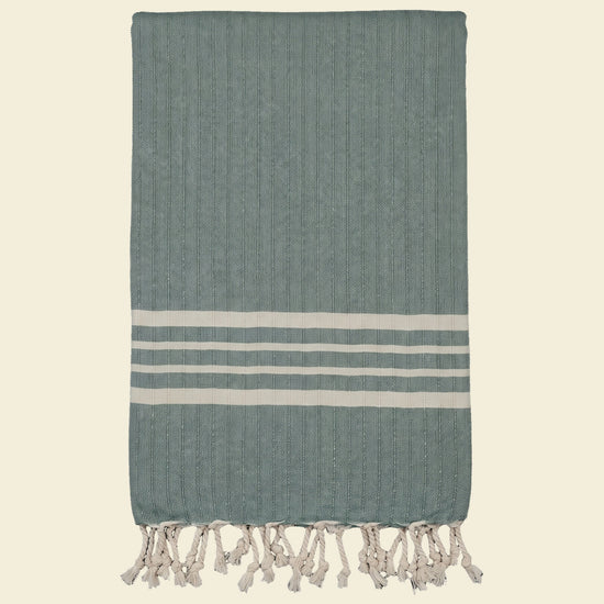 hamamdoek Krem Sultan almond green - op kleur