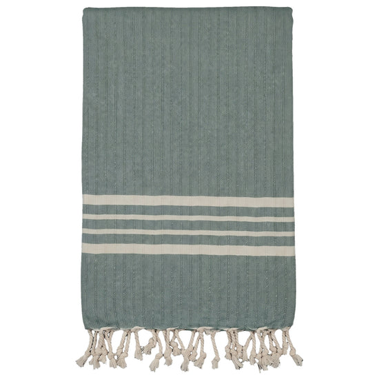 hamamdoek Krem Sultan almond green - vrijstaand