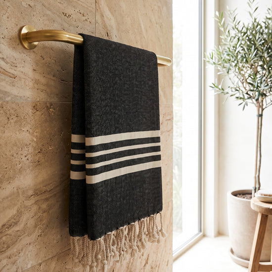 hamamdoek Krem Sultan black - sfeer