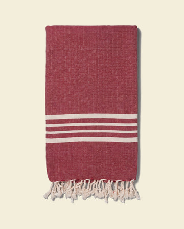 hamamdoek Krem Sultan bordeaux