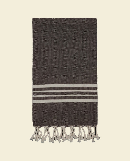 hamamdoek Krem Sultan brown - op kleur