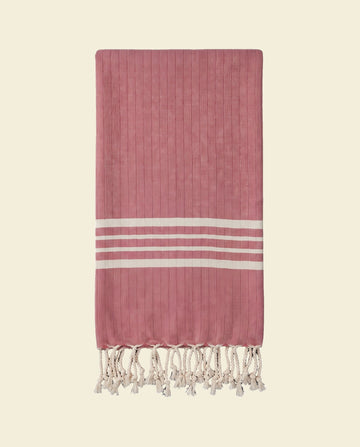 hamamdoek Krem Sultan dusty rose - op kleur