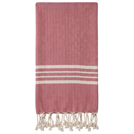 hamamdoek Krem Sultan dusty rose - vrijstaand