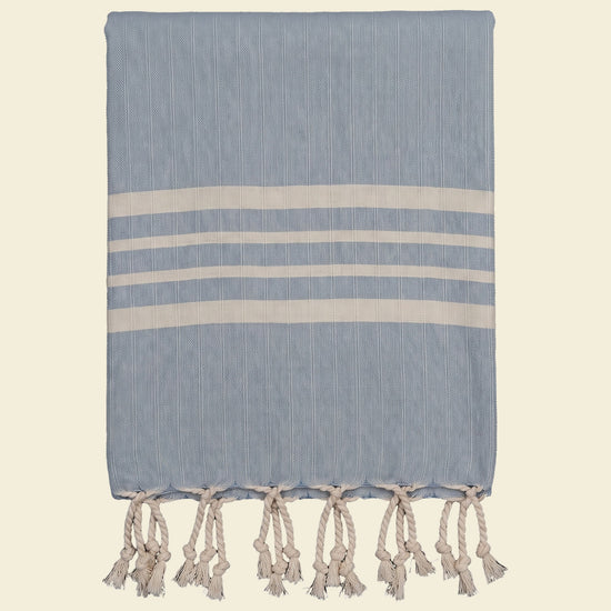 hamamdoek Krem Sultan light blue - op kleur