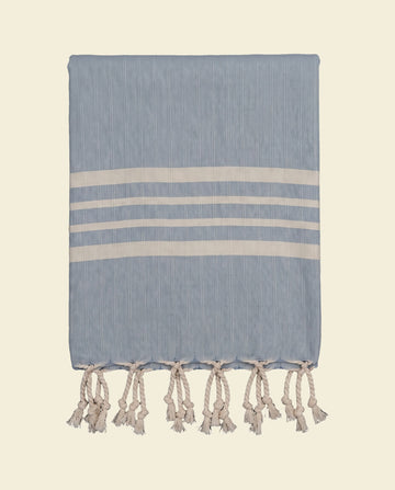 hamamdoek Krem Sultan light blue - op kleur