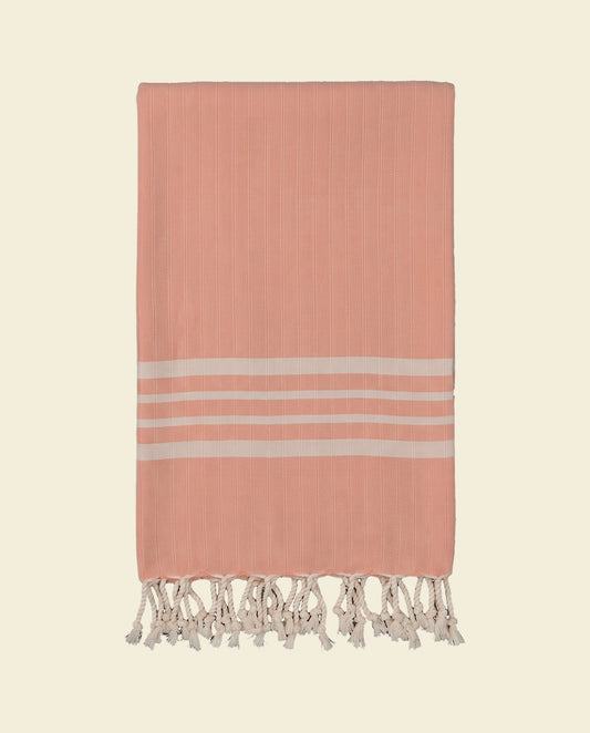 hamamdoek Krem Sultan melon - op kleur