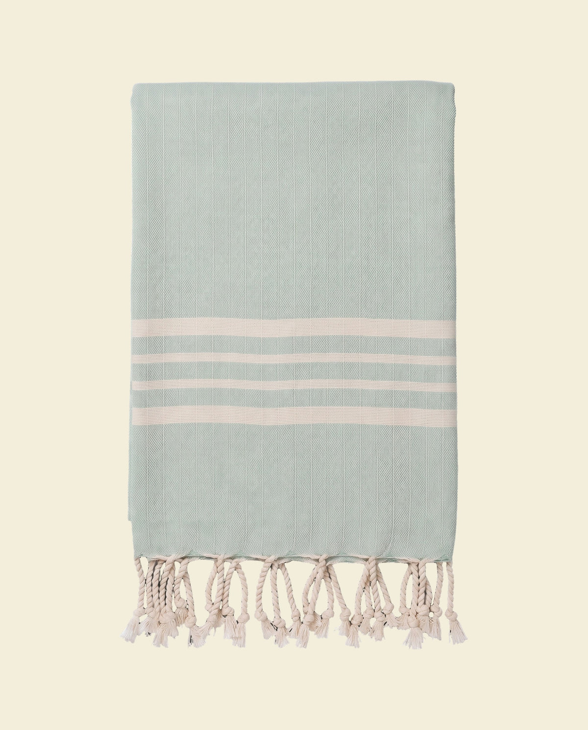hamamdoek Krem Sultan mint - op kleur