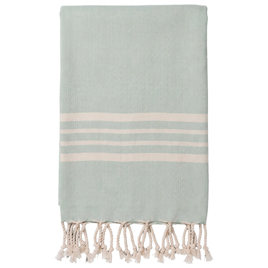 hamamdoek Krem Sultan mint - vrijstaand