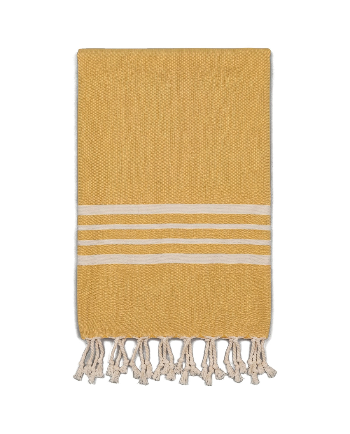 hamamdoek Krem Sultan  mustard yellow - vrijstaand
