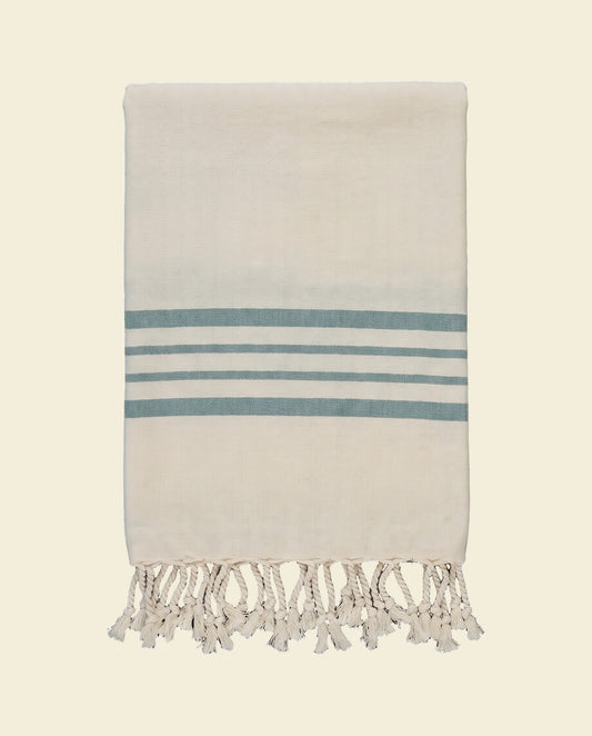hamamdoek Krem Sultan natural almond green - op kleur