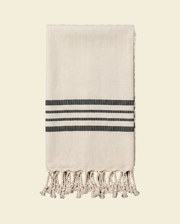 hamamdoek Krem Sultan natural black