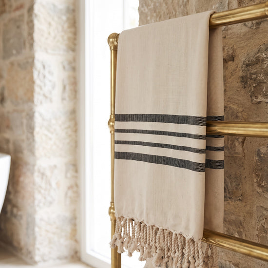 hamamdoek Krem Sultan natural black - sfeer