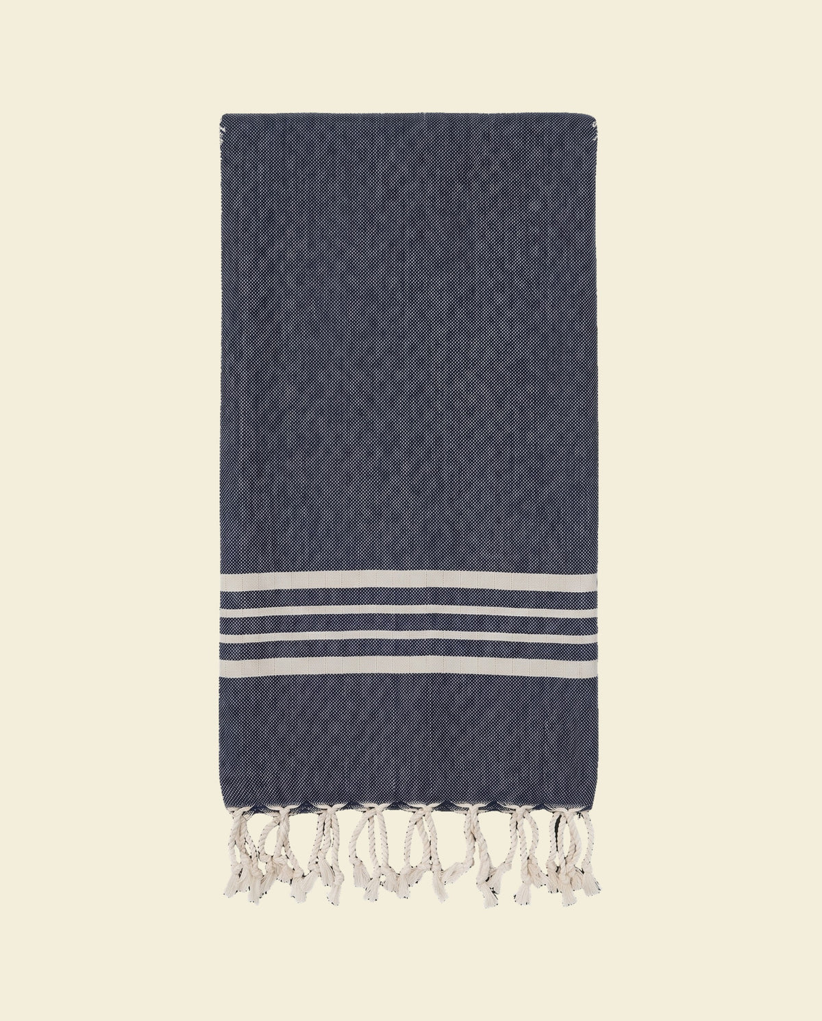 hamamdoek Krem Sultan navy - op kleur