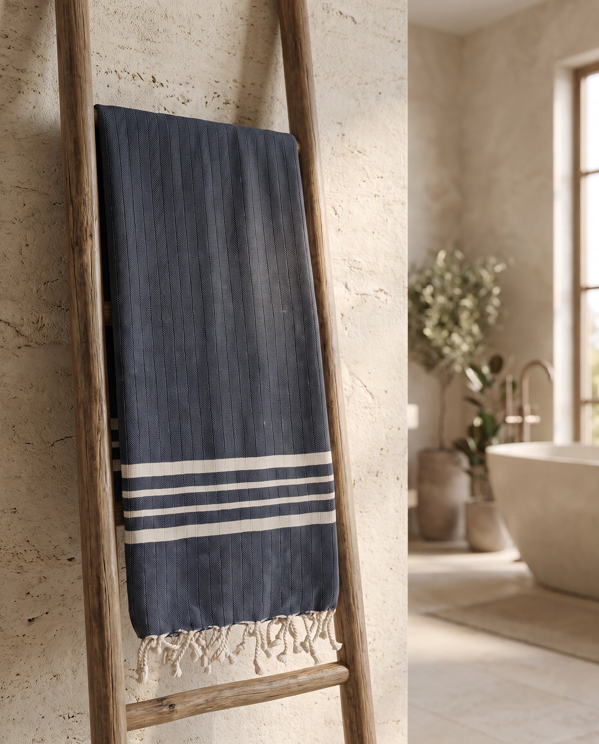 hamamdoek Krem Sultan navy - sfeer