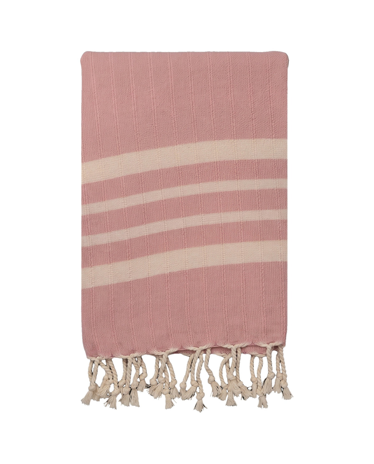hamamdoek Krem Sultan rose pink - vrijstaand