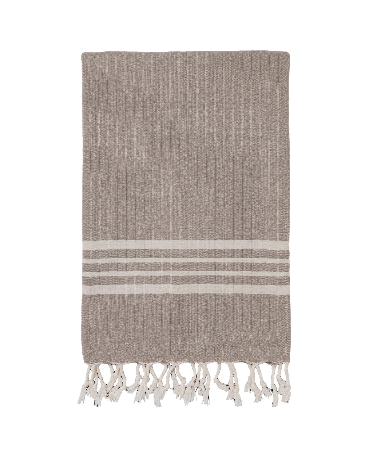 hamamdoek Krem Sultan taupe - vrijstaand