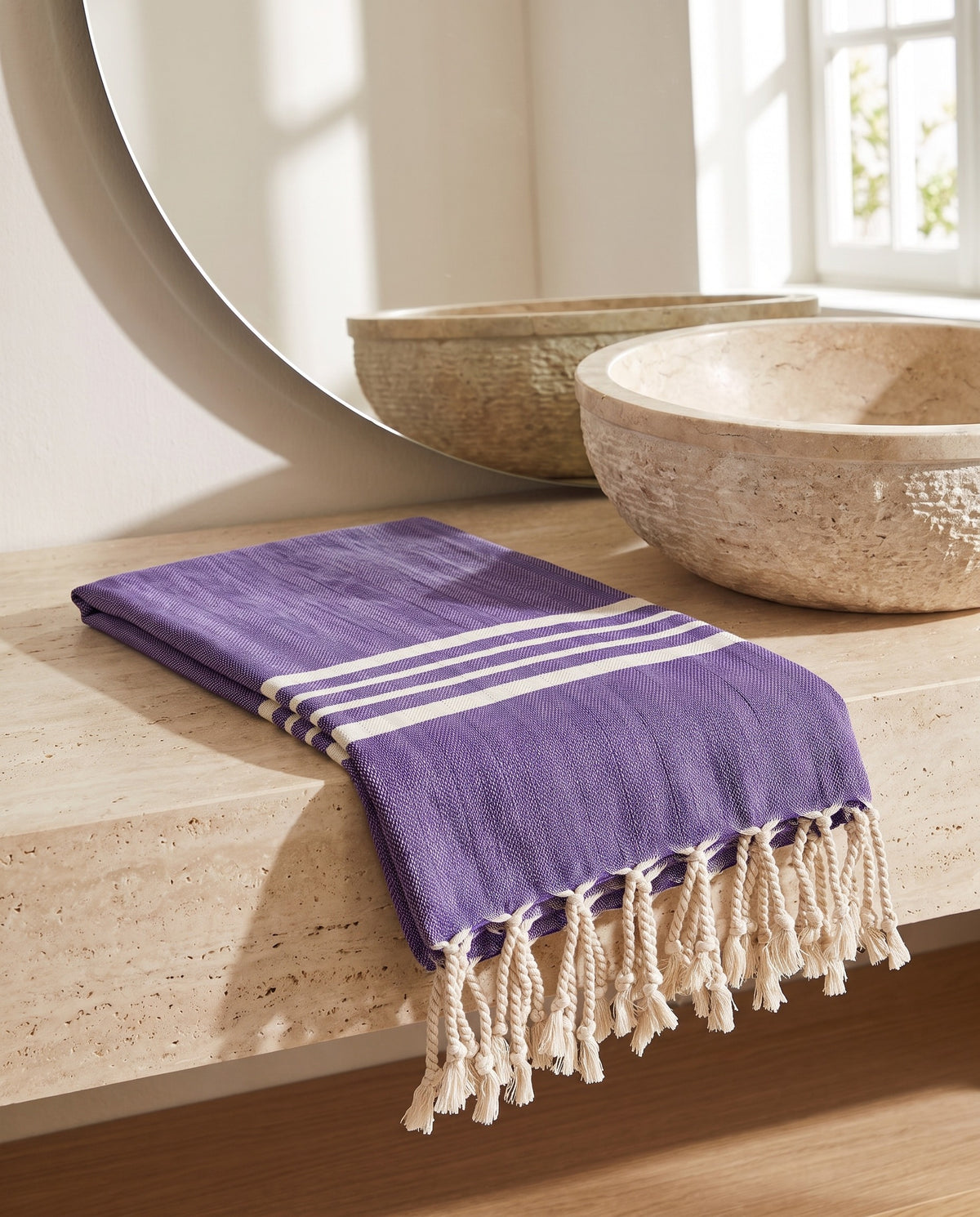 hamamdoek Krem Sultan violet - sfeer