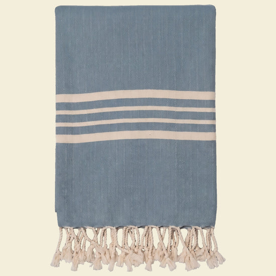 hamamdoek Krem Sultan XXL air blue - op kleur