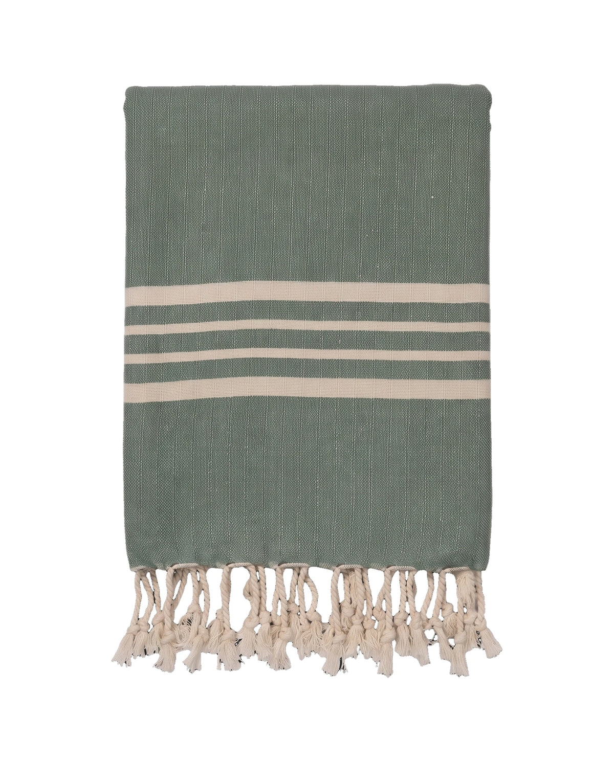 hamamdoek Krem Sultan XXL almond green - vrijstaand