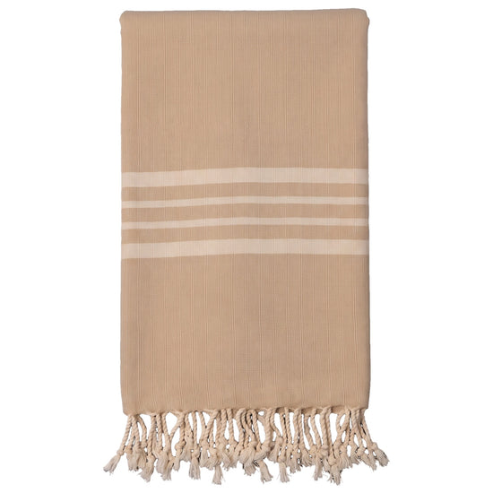 hamamdoek Krem Sultan XXL beige - vrijstaand
