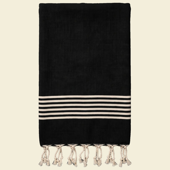 hamamdoek Krem Sultan XXL black - op kleur