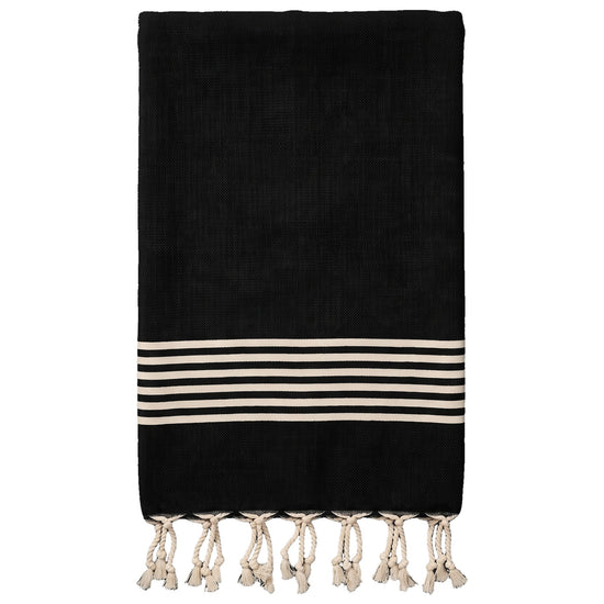 hamamdoek Krem Sultan XXL black - vrijstaand