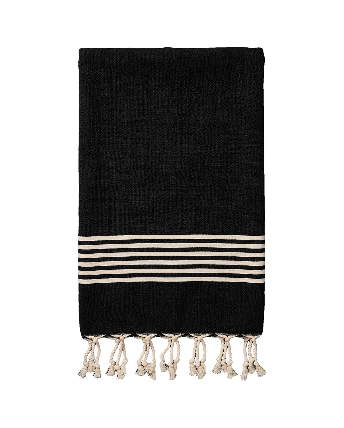 hamamdoek Krem Sultan XXL black - vrijstaand