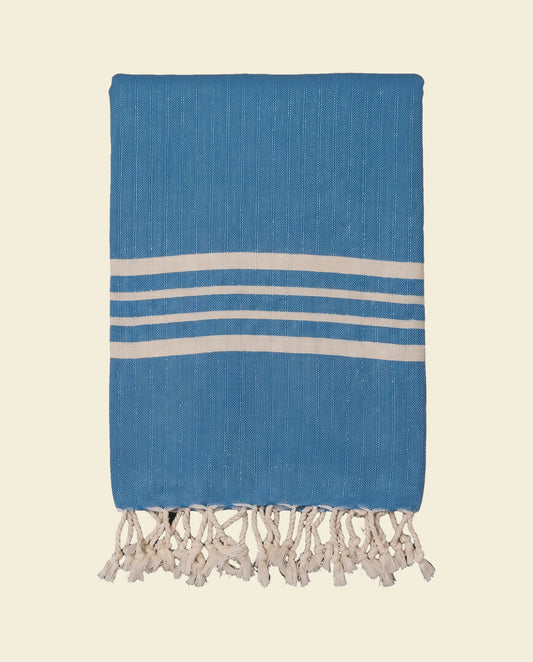 hamamdoek Krem Sultan XXL blue - op kleur