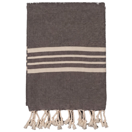 hamamdoek Krem Sultan XXL dark grey - vrijstaand