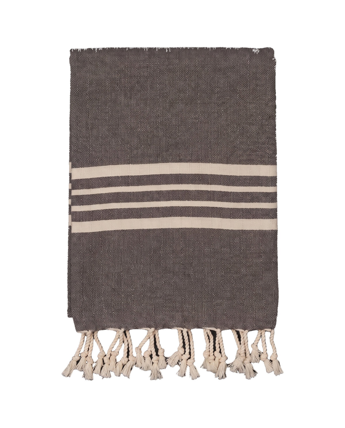 hamamdoek Krem Sultan XXL dark grey - vrijstaand