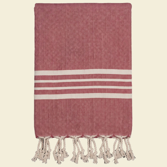 hamamdoek Krem Sultan XXL dusty rose - op kleur