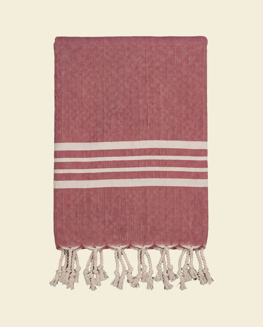 hamamdoek Krem Sultan XXL dusty rose - op kleur
