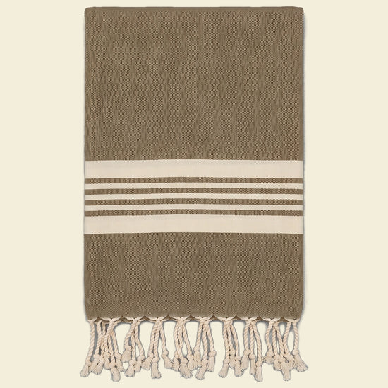 hamamdoek Krem Sultan XXL khaki - op kleur