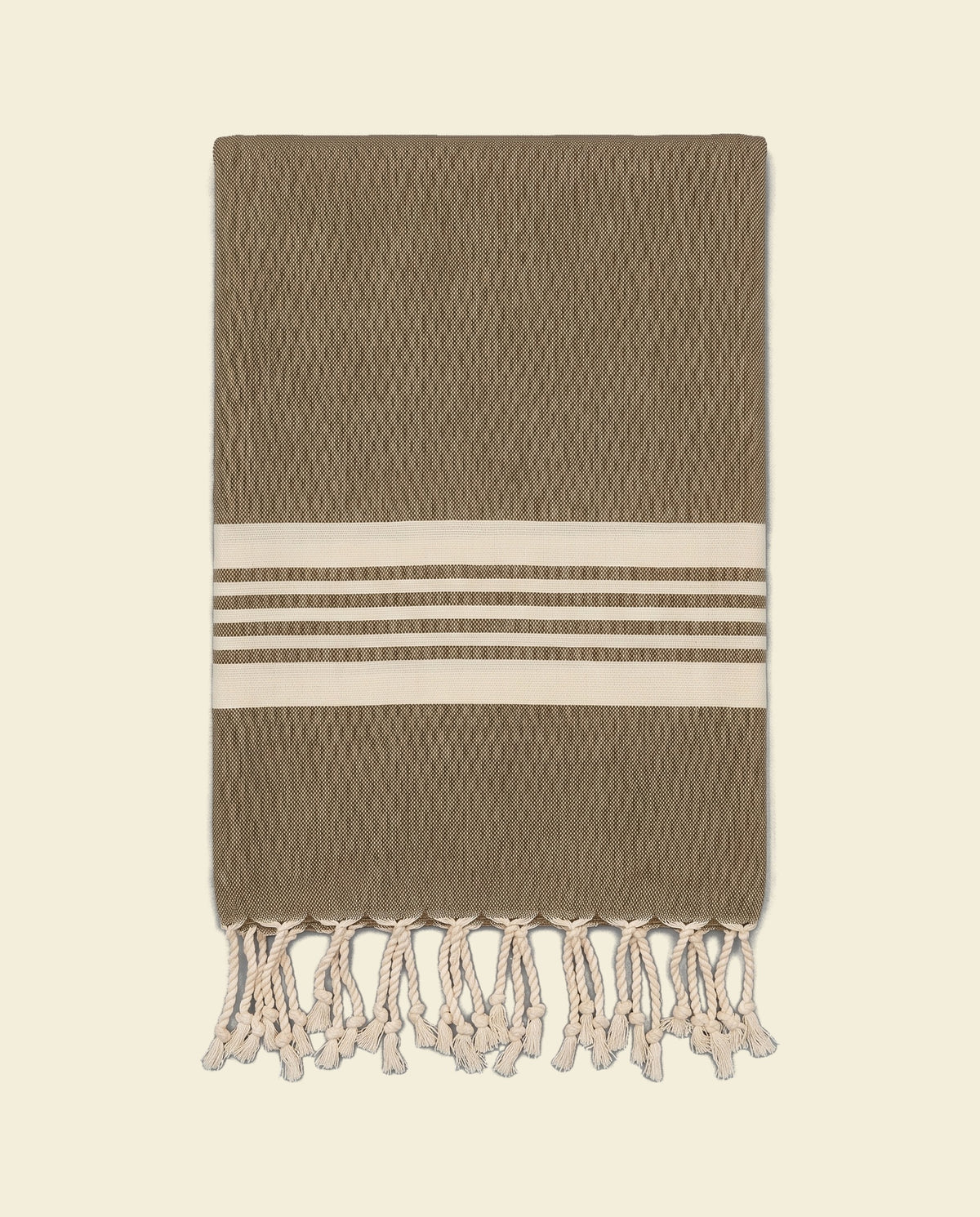 hamamdoek Krem Sultan XXL khaki - op kleur