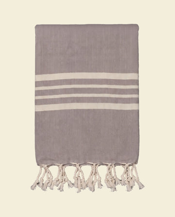 hamamdoek Krem Sultan XXL light-grey