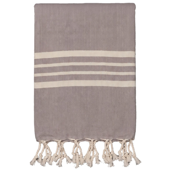 hamamdoek Krem Sultan XXL light grey - vrijstaand