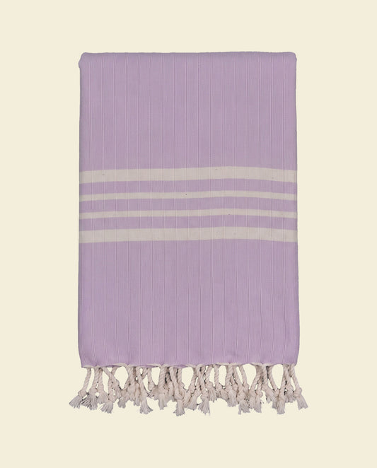 hamamdoek Krem Sultan XXL light lilac - op kleur