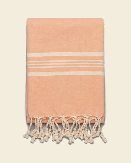 hamamdoek Krem Sultan XXL melon - op kleur