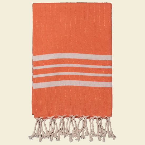 hamamdoek Krem Sultan XXL orange - op kleur
