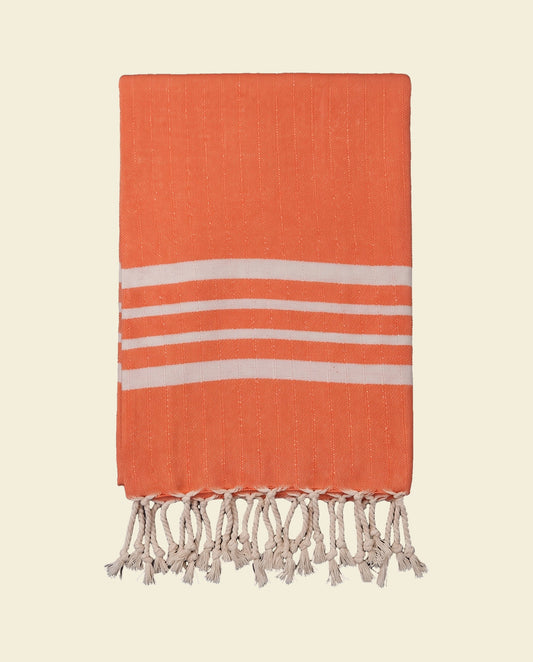 hamamdoek Krem Sultan XXL orange - op kleur