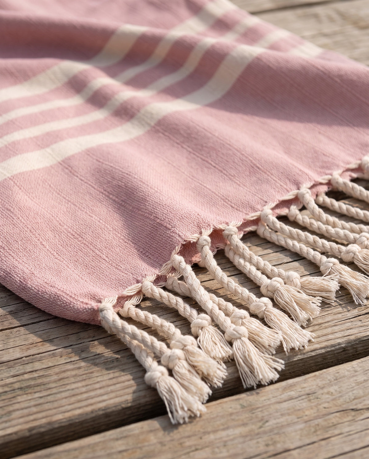 hamamdoek Krem Sultan XXL rose pink - detail