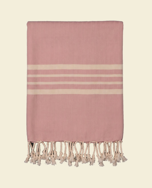 hamamdoek Krem Sultan XXL rose pink - op kleur