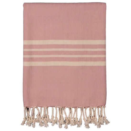 hamamdoek Krem Sultan XXL rose pink - vrijstaand