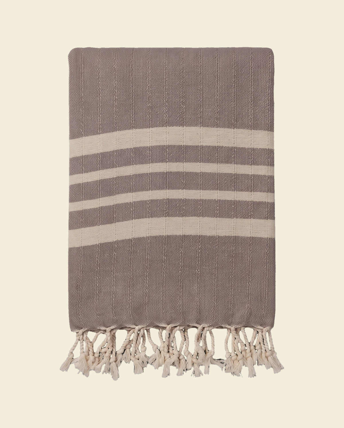 hamamdoek Krem Sultan XXL taupe - op kleur